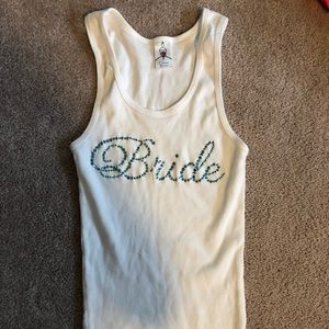 Bride tank top